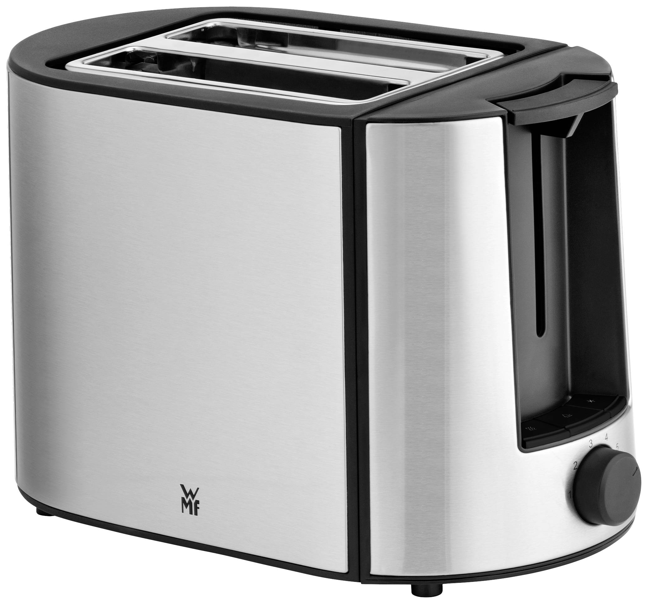 WMF BUENO Pro Toaster mit eingebautem Brötchenaufsatz Cromargan
