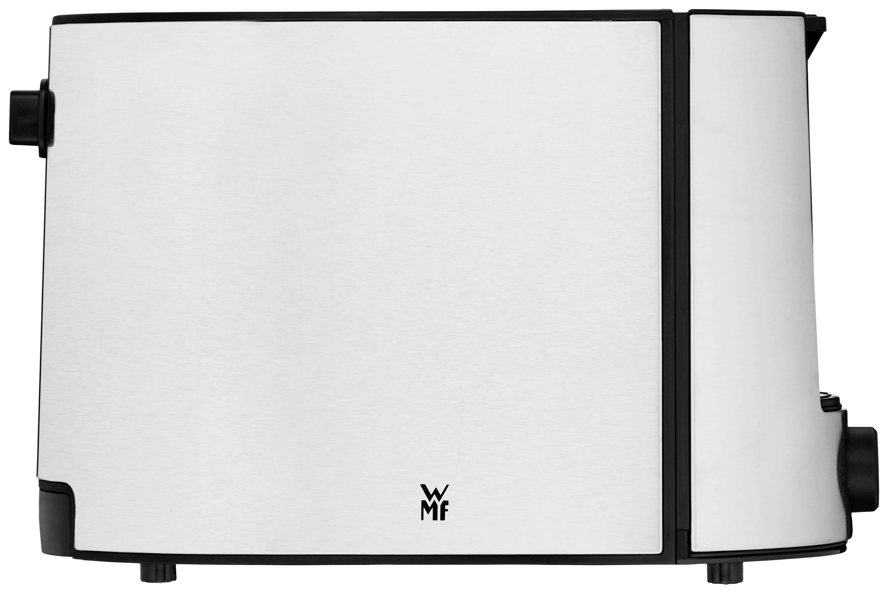 WMF Bueno 2-0414130011, 2 Scheibe(n), Schwarz, Silber, Edelstahl, Tasten, Niveau, Drehregler, CE, 870 W