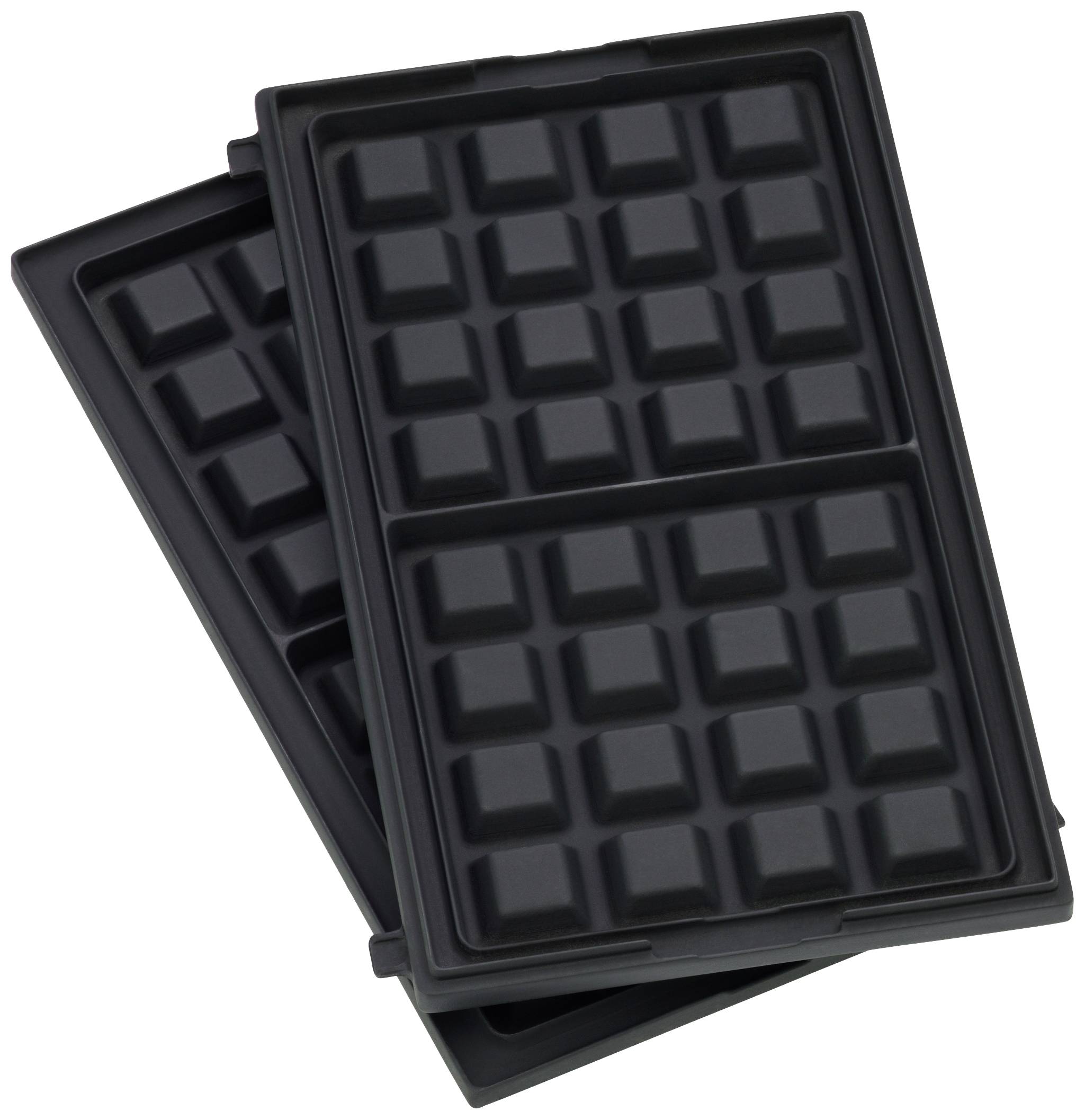 WMF Lono Snack Master Pro Waffeleisen Kontrollleuchte, Antihaftbeschichtung, Cool-Touch-Gehäuse Silber, Schwarz