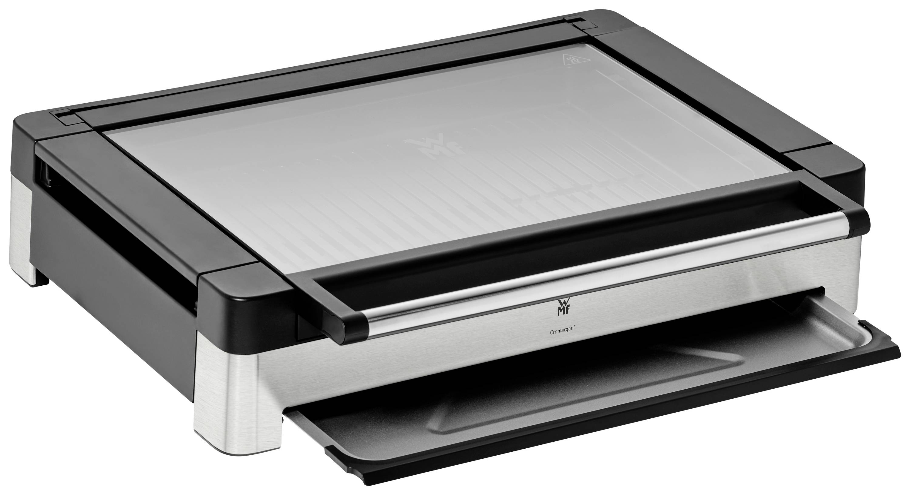 WMF Lono Tisch Grill Antihaftbeschichtung, Kontrollleuchte Cromargan, Schwarz