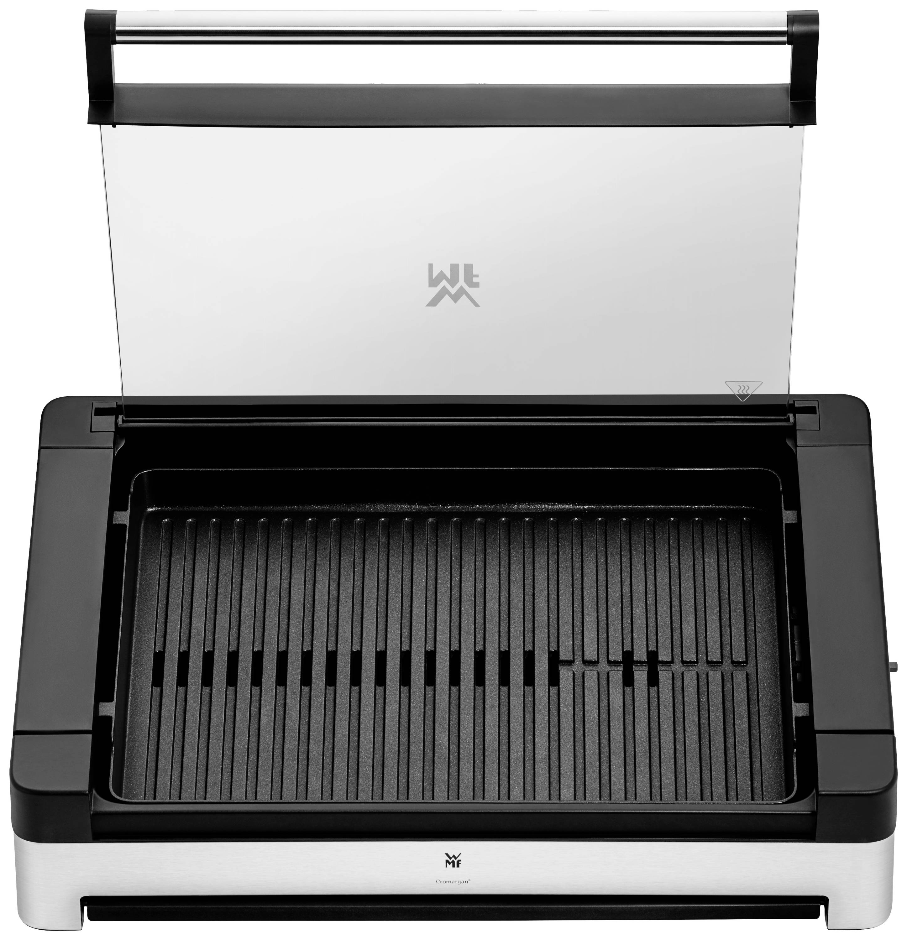WMF Lono Tisch Grill Antihaftbeschichtung, Kontrollleuchte Cromargan, Schwarz