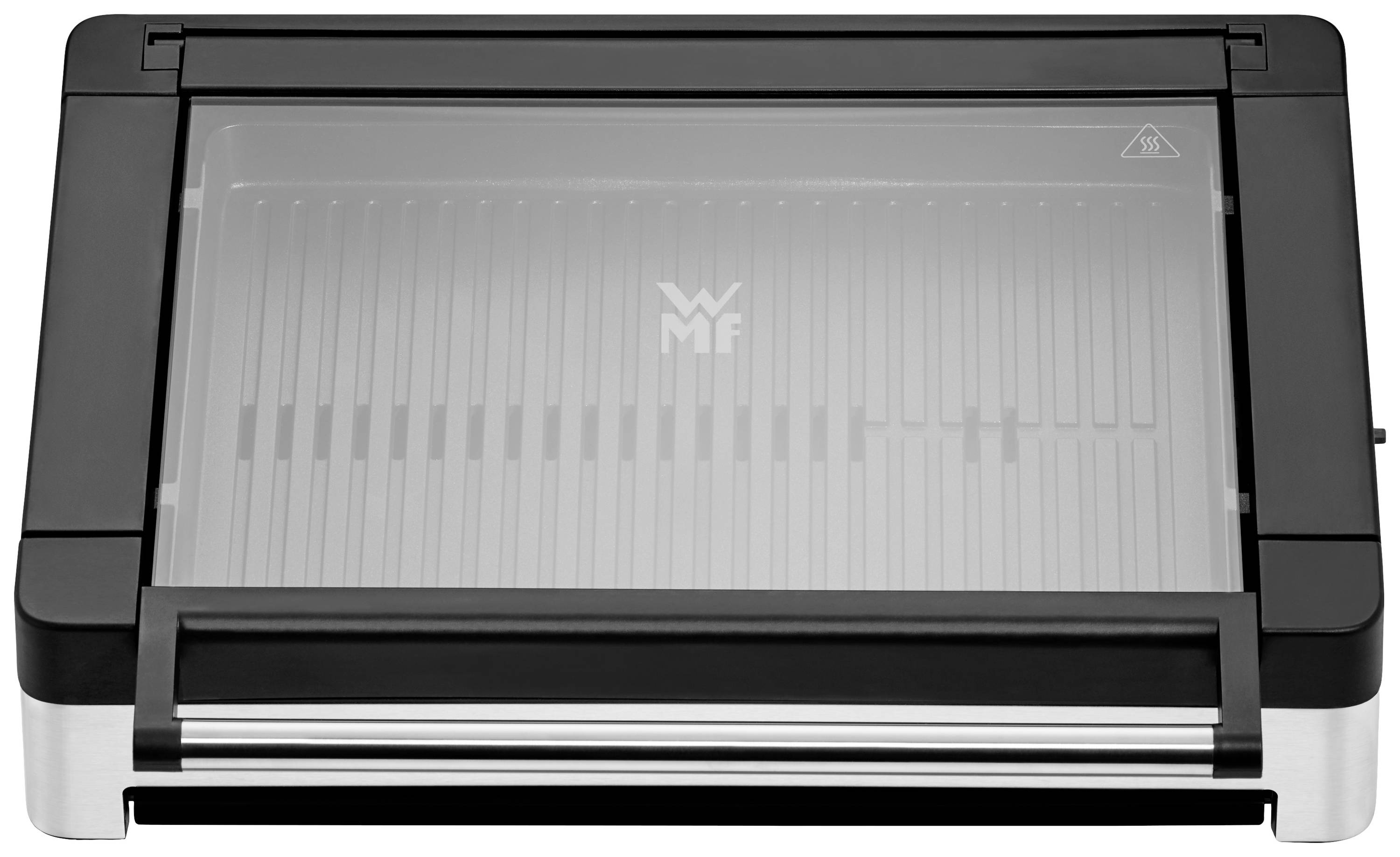 WMF Lono Tisch Grill Antihaftbeschichtung, Kontrollleuchte Cromargan, Schwarz