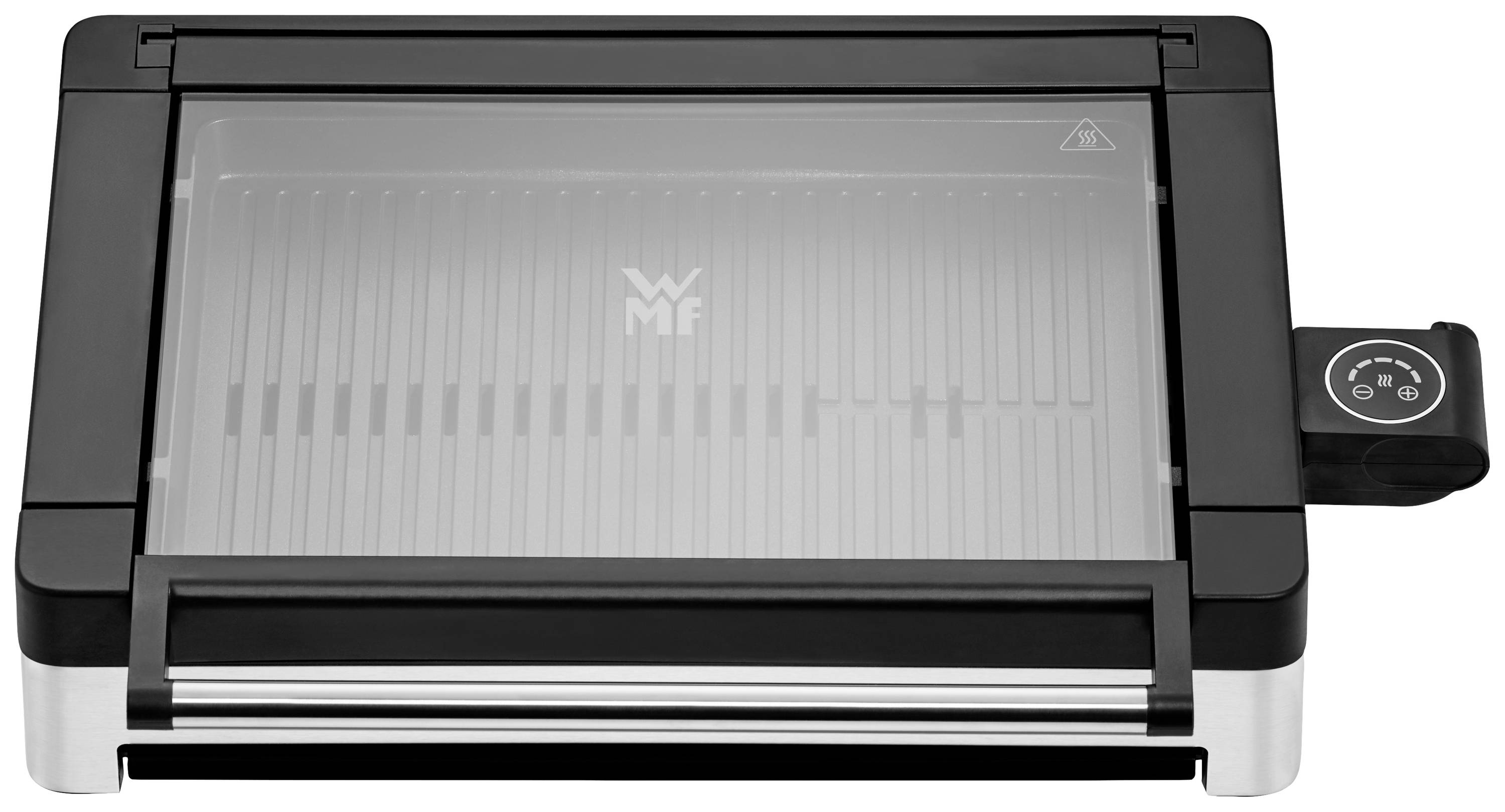 WMF Lono Tisch Grill Antihaftbeschichtung, Kontrollleuchte Cromargan, Schwarz