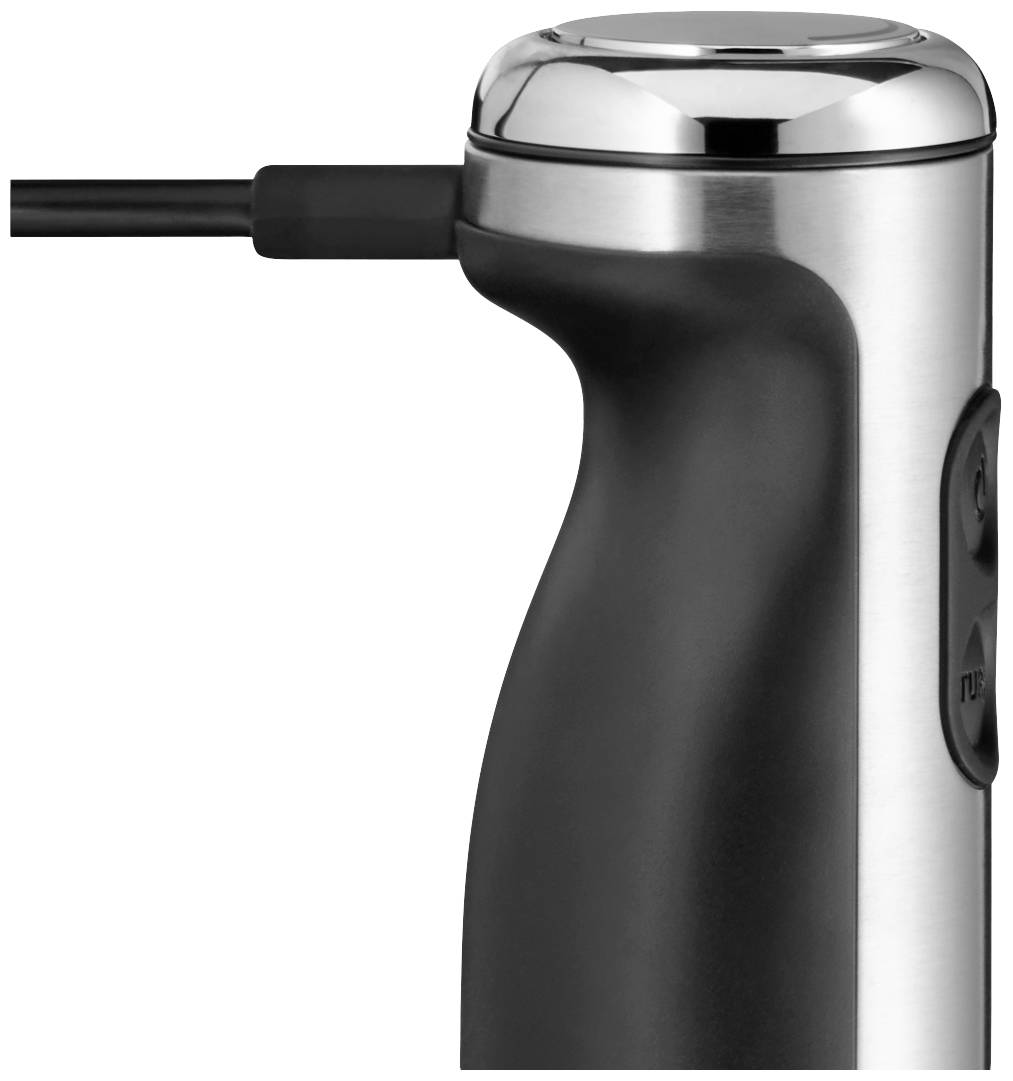 WMF Lineo Stabmixer 700W Turbofunktion, mit Standfuß, mit Mixbecher Edelstahl, Schwarz