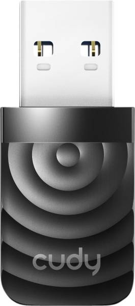 CUDY WU1300S, Kabellos, USB, WLAN, Wi-Fi 5 (802.11ac), 867 Mbit/s, Schwarz