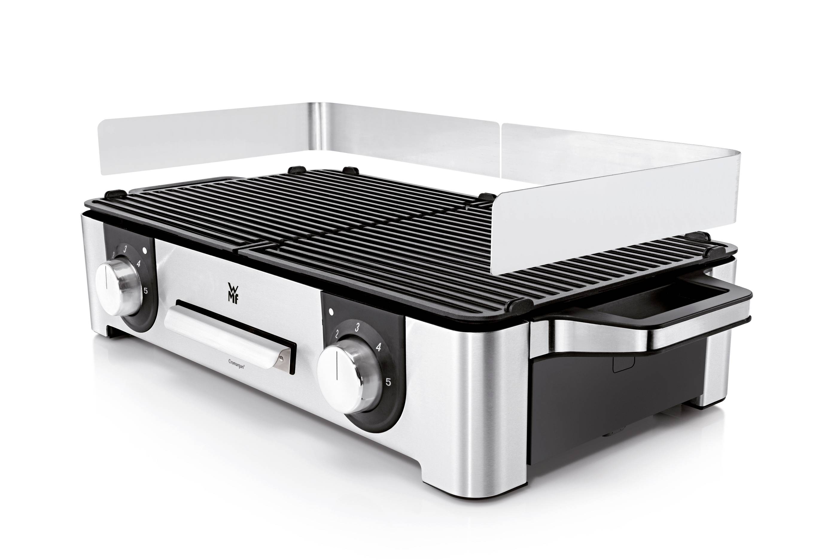 WMF Lono Master Elektro Tischgrill Antihaftbeschichtung Cromargan, Schwarz