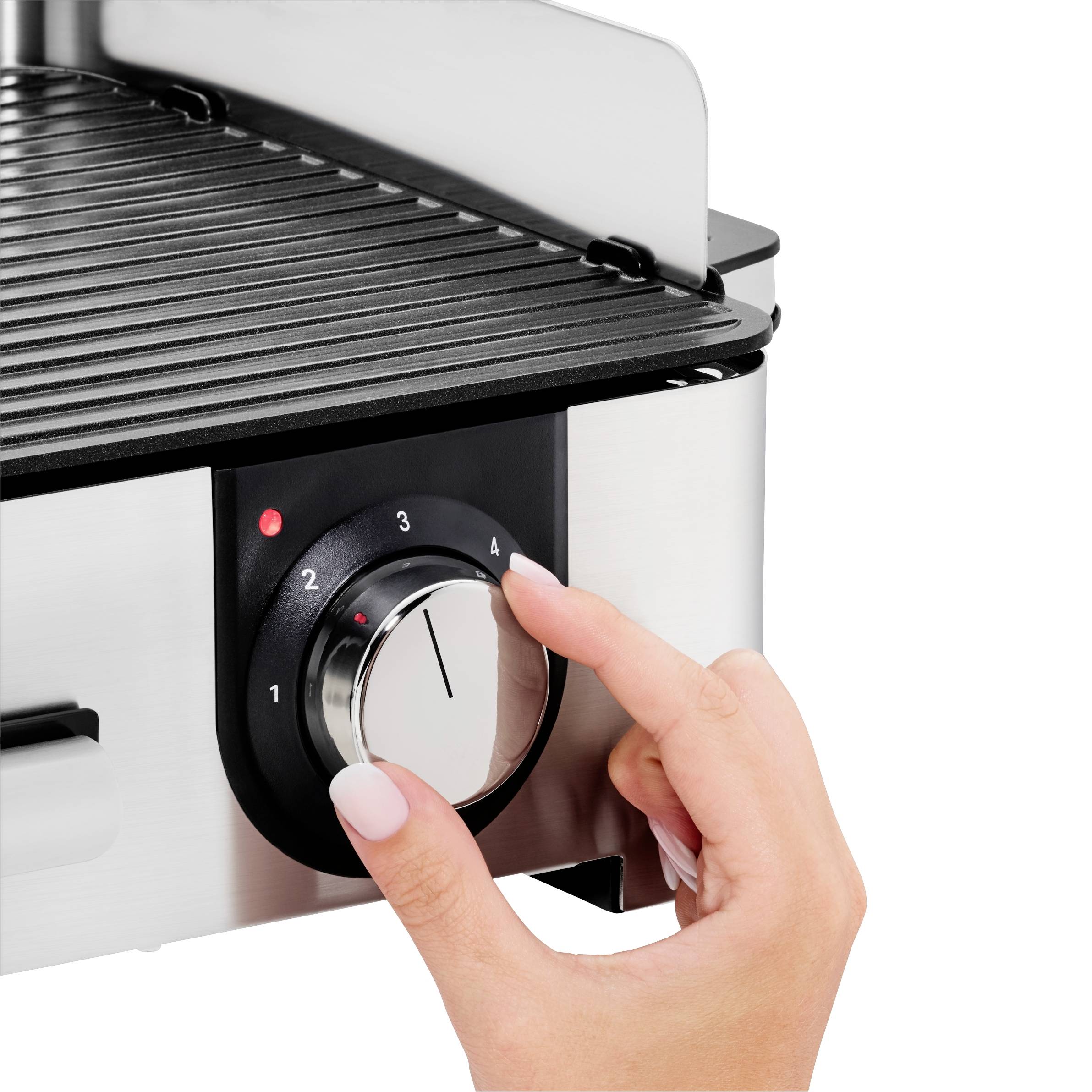WMF Lono Master Elektro Tischgrill Antihaftbeschichtung Cromargan, Schwarz