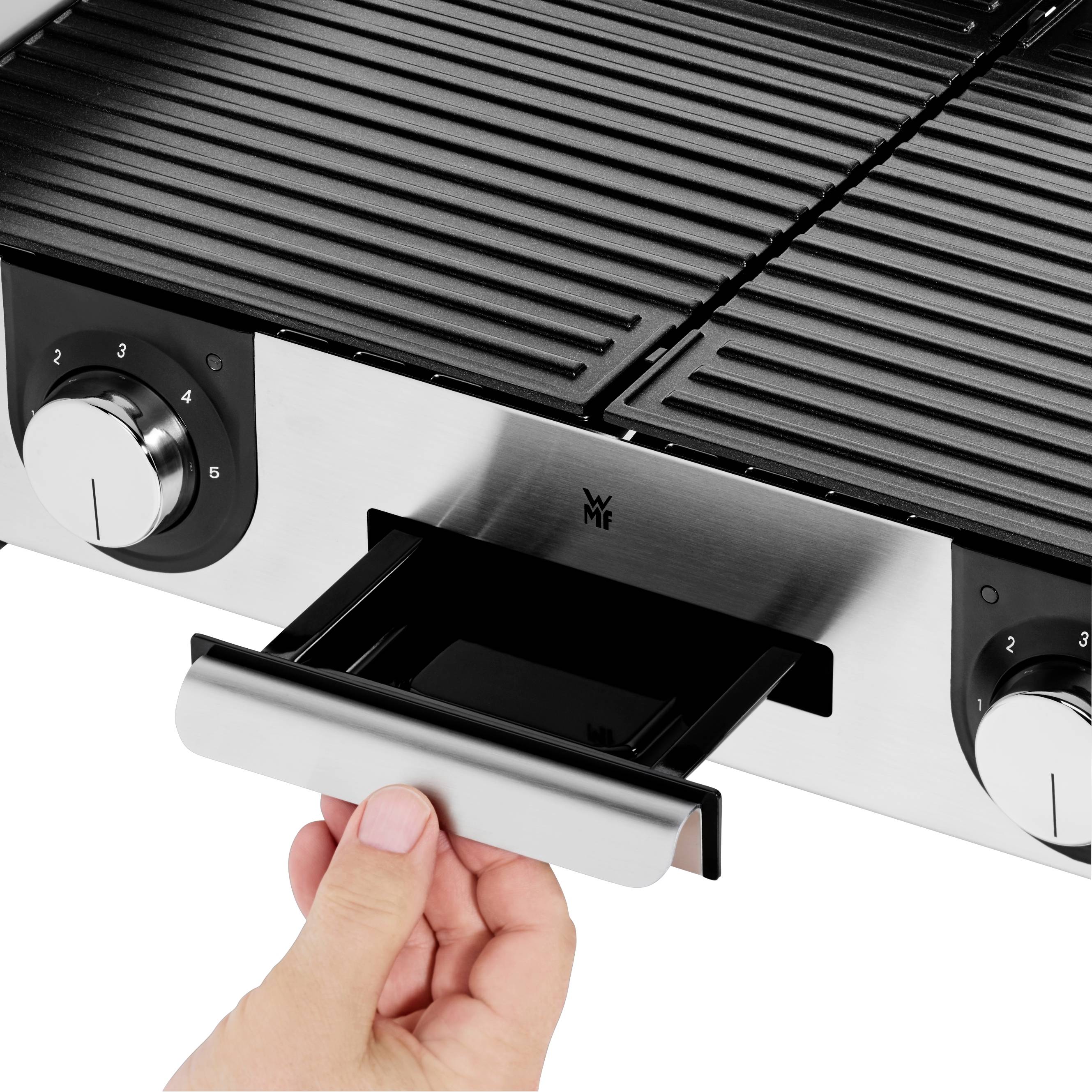 WMF Lono Master Elektro Tischgrill Antihaftbeschichtung Cromargan, Schwarz