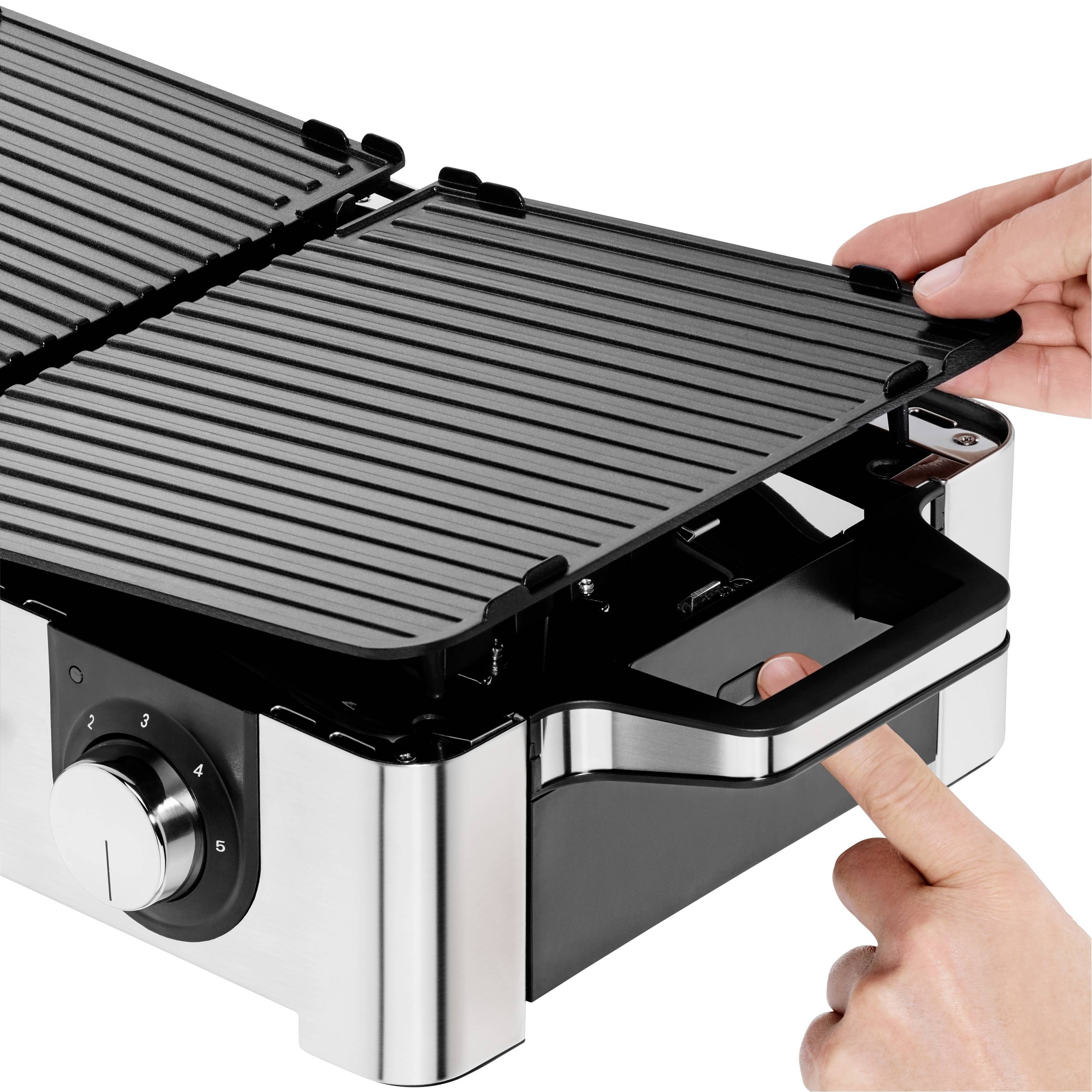 WMF Lono Master Elektro Tischgrill Antihaftbeschichtung Cromargan, Schwarz