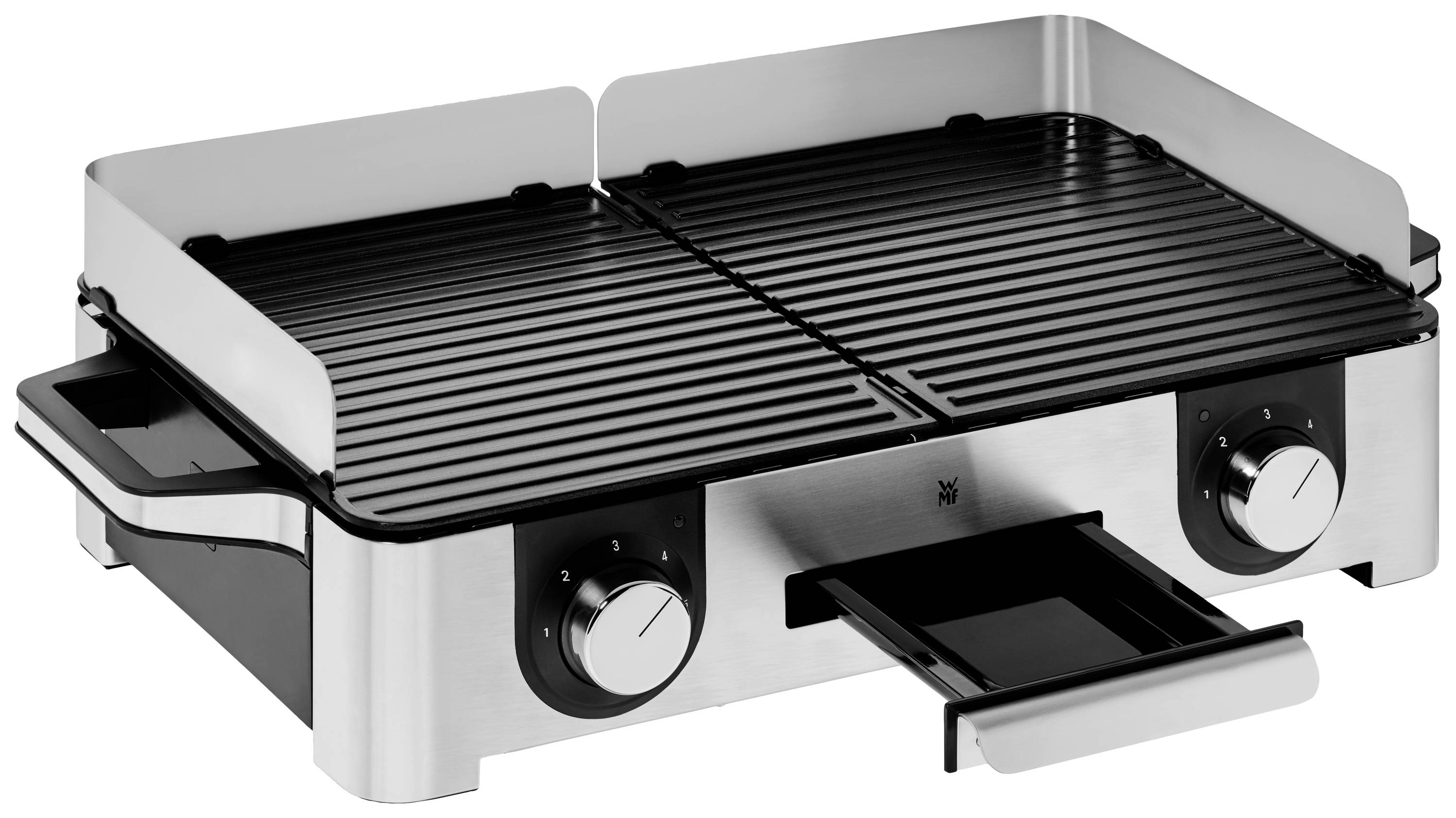 WMF Lono Master Elektro Tischgrill Antihaftbeschichtung Cromargan, Schwarz