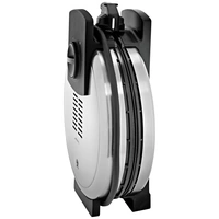 WMF Lono Waffeleisen Antihaftbeschichtung, Kontrollleuchte, klappbar Cromargan, Schwarz WMF Lono Waffeleisen Antihaftbeschichtung, Kontrollleuchte, klappbar Cromargan, Schwarz