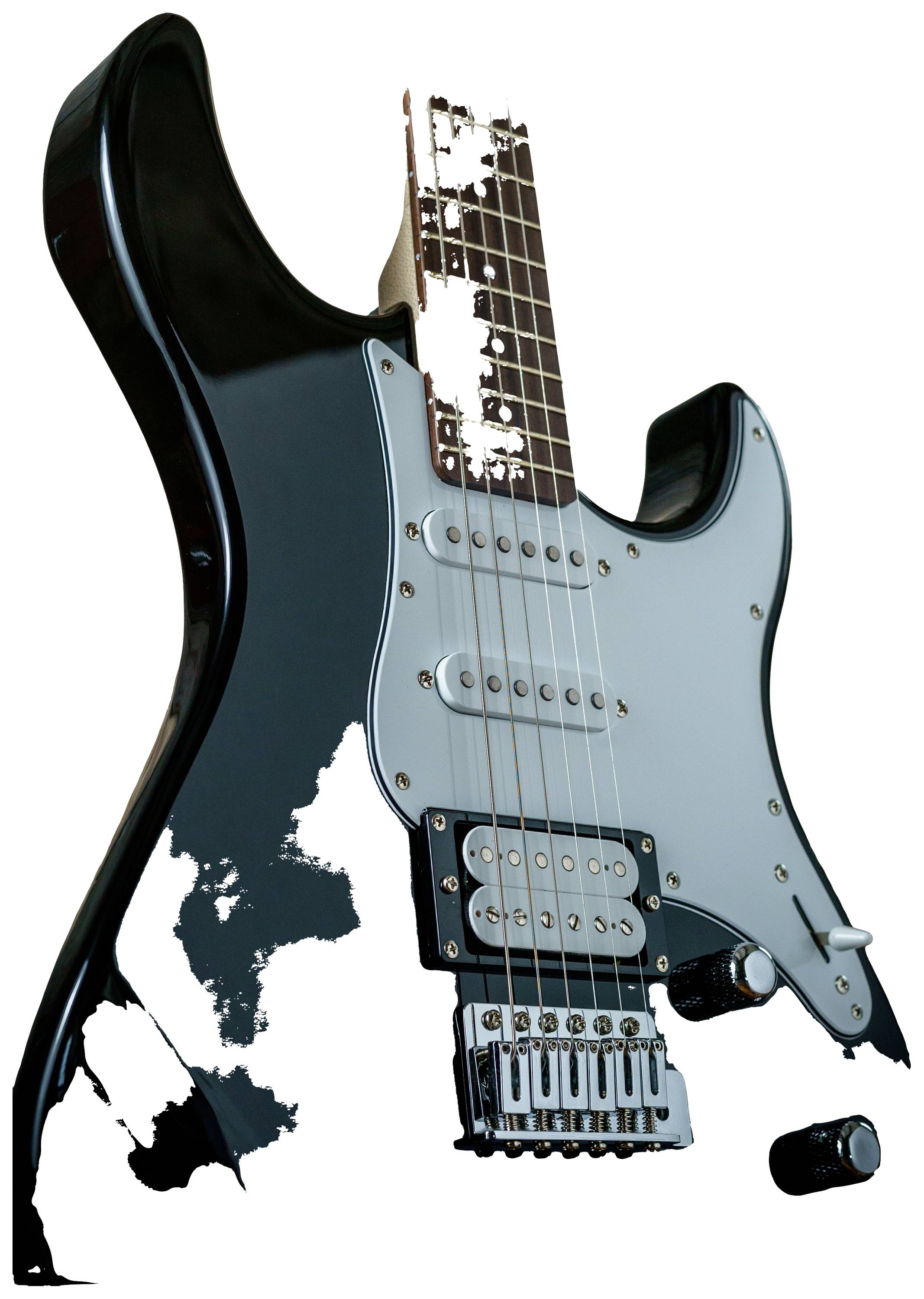 Yamaha PA112VBLRL E-Gitarre Schwarz