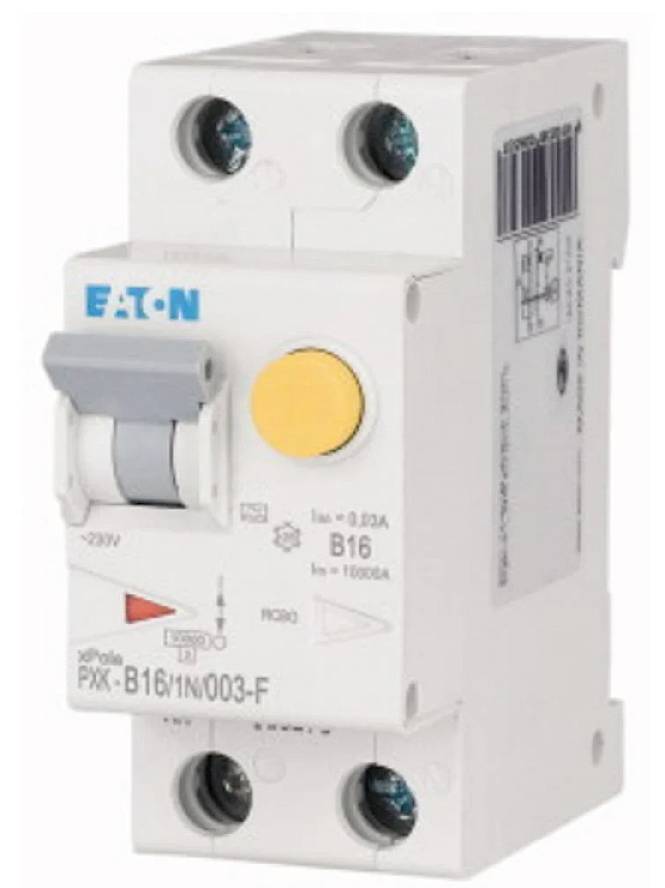 Eaton 193528 FI-Schutzschalter/Leitungsschutzschalter 2polig 16A 0.03A 415 V/AC