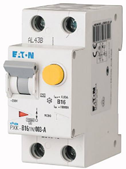 Eaton 193531 FI-Schutzschalter/Leitungsschutzschalter 2polig 16A 0.03A 415 V/AC
