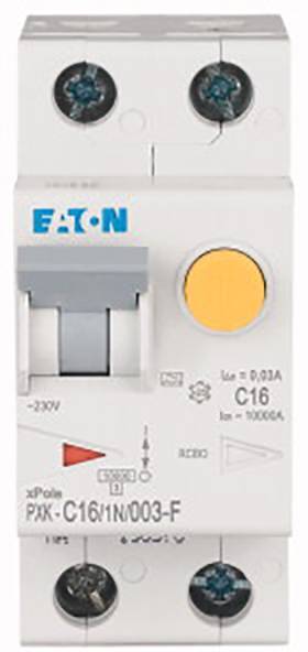 Eaton 193531 FI-Schutzschalter/Leitungsschutzschalter 2polig 16A 0.03A 415 V/AC
