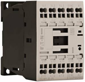 Eaton DILM9-01(24VDC)-PI Leistungsschütz 3 Schließer 4kW 9A 1St.