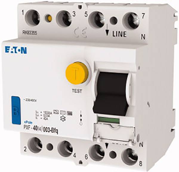 Eaton 300976 PXF-40/4/003-Bfq FI-Schutzschalter B 4polig 40 A 0.03 A 400 V/AC