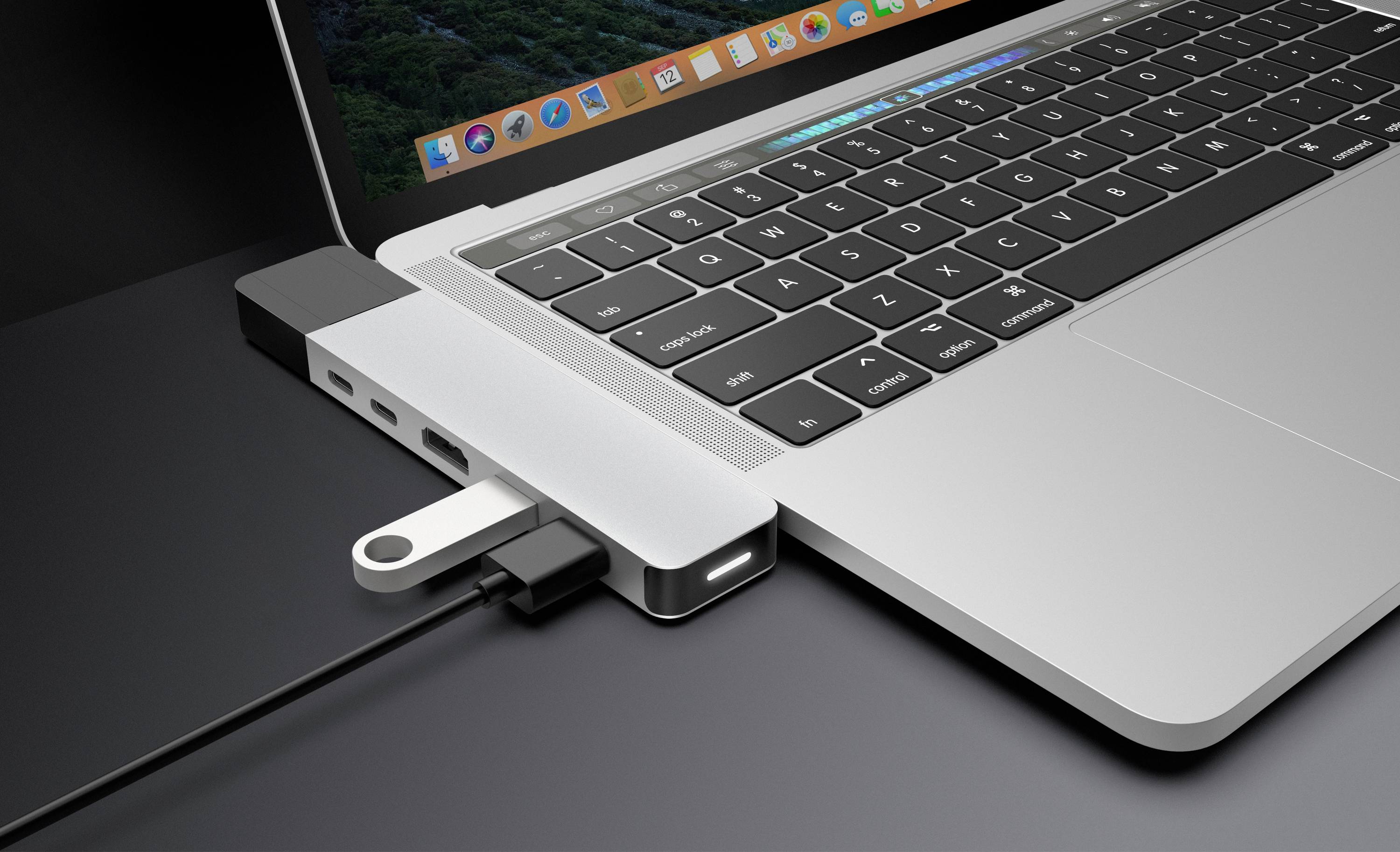 HYPER USB-C® Dockingstation GN28N Passend für Marke (Notebook Dockingstations): Apple USB-C® Power Delivery