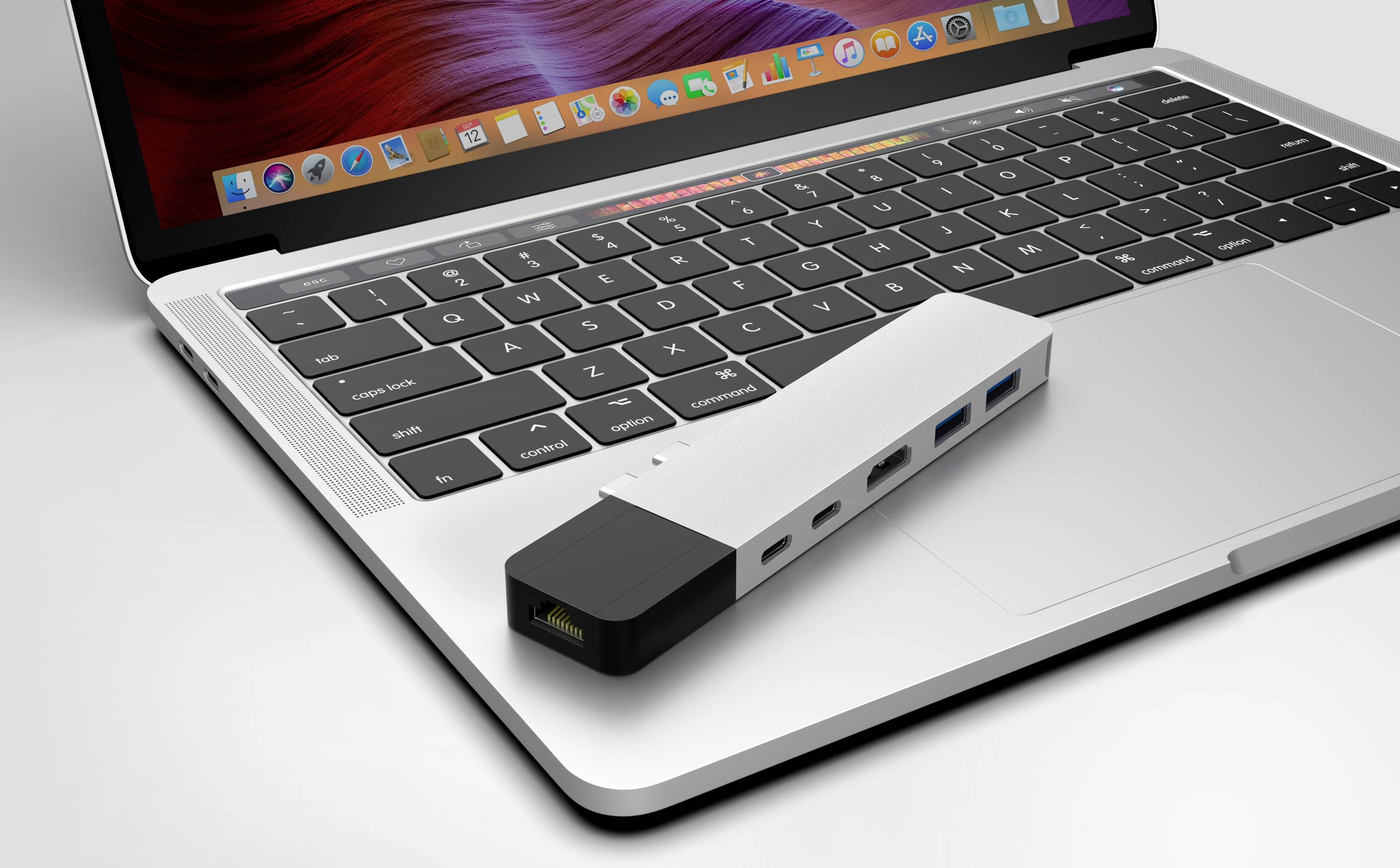 HYPER USB-C® Dockingstation GN28N Passend für Marke (Notebook Dockingstations): Apple USB-C® Power Delivery