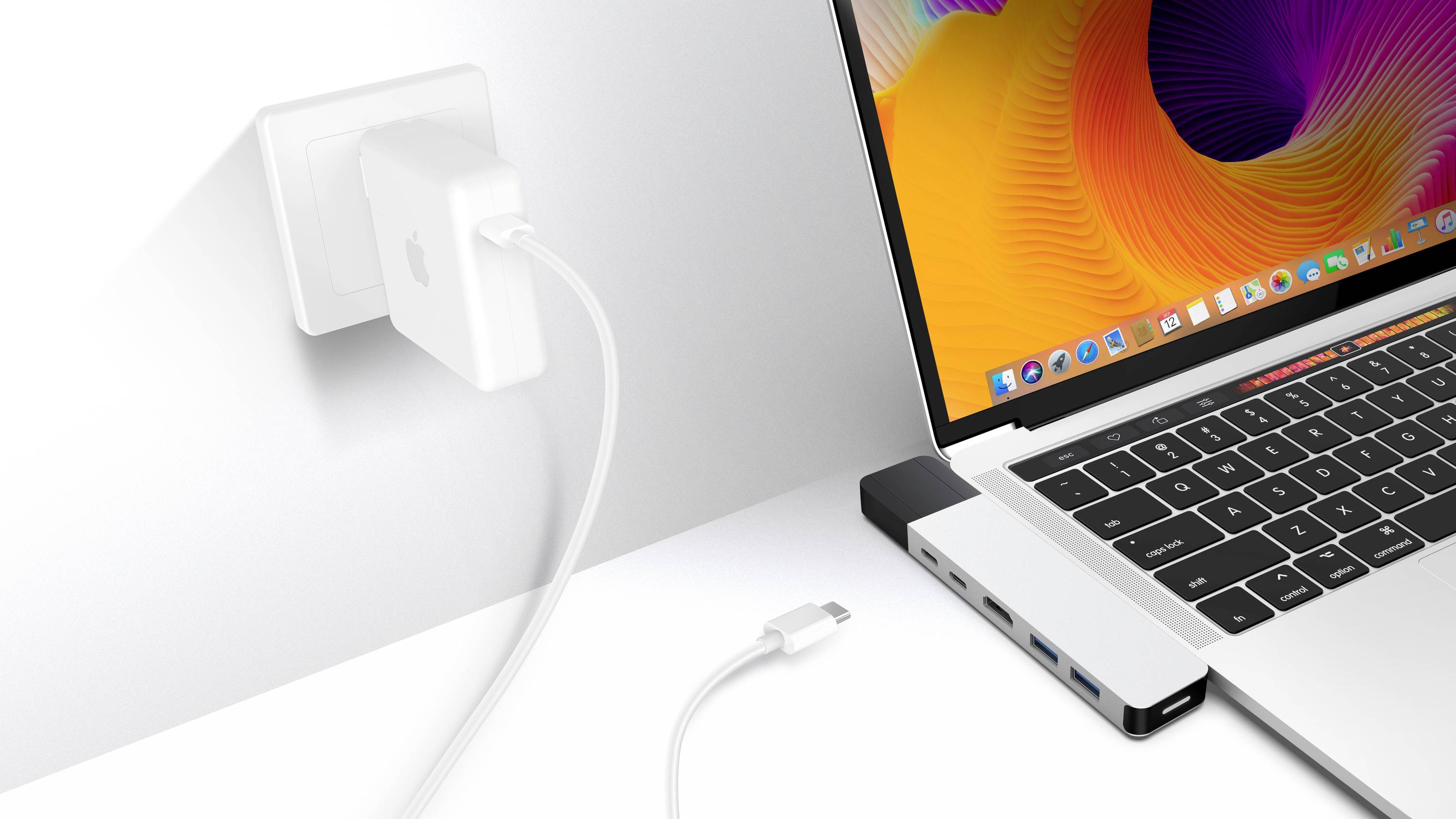 HYPER USB-C® Dockingstation GN28N Passend für Marke (Notebook Dockingstations): Apple USB-C® Power Delivery