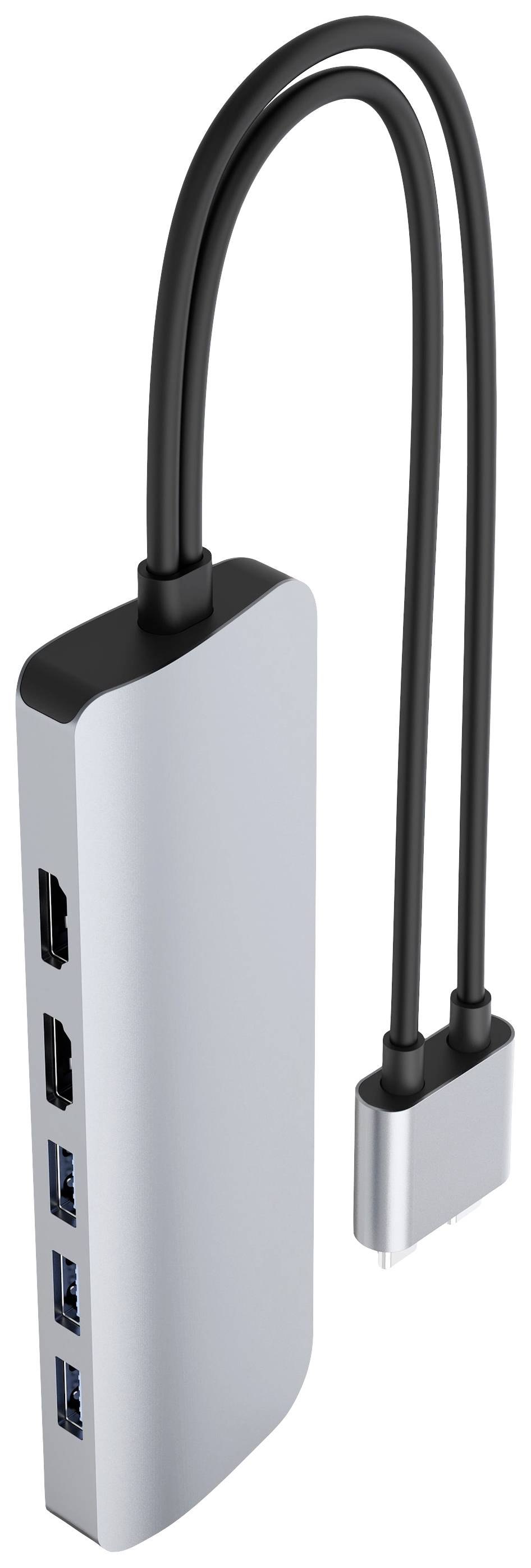 HYPER HD392-SILVER USB-C® Dockingstation Passend für Marke (Notebook Dockingstations): Apple integrierter Kartenleser
