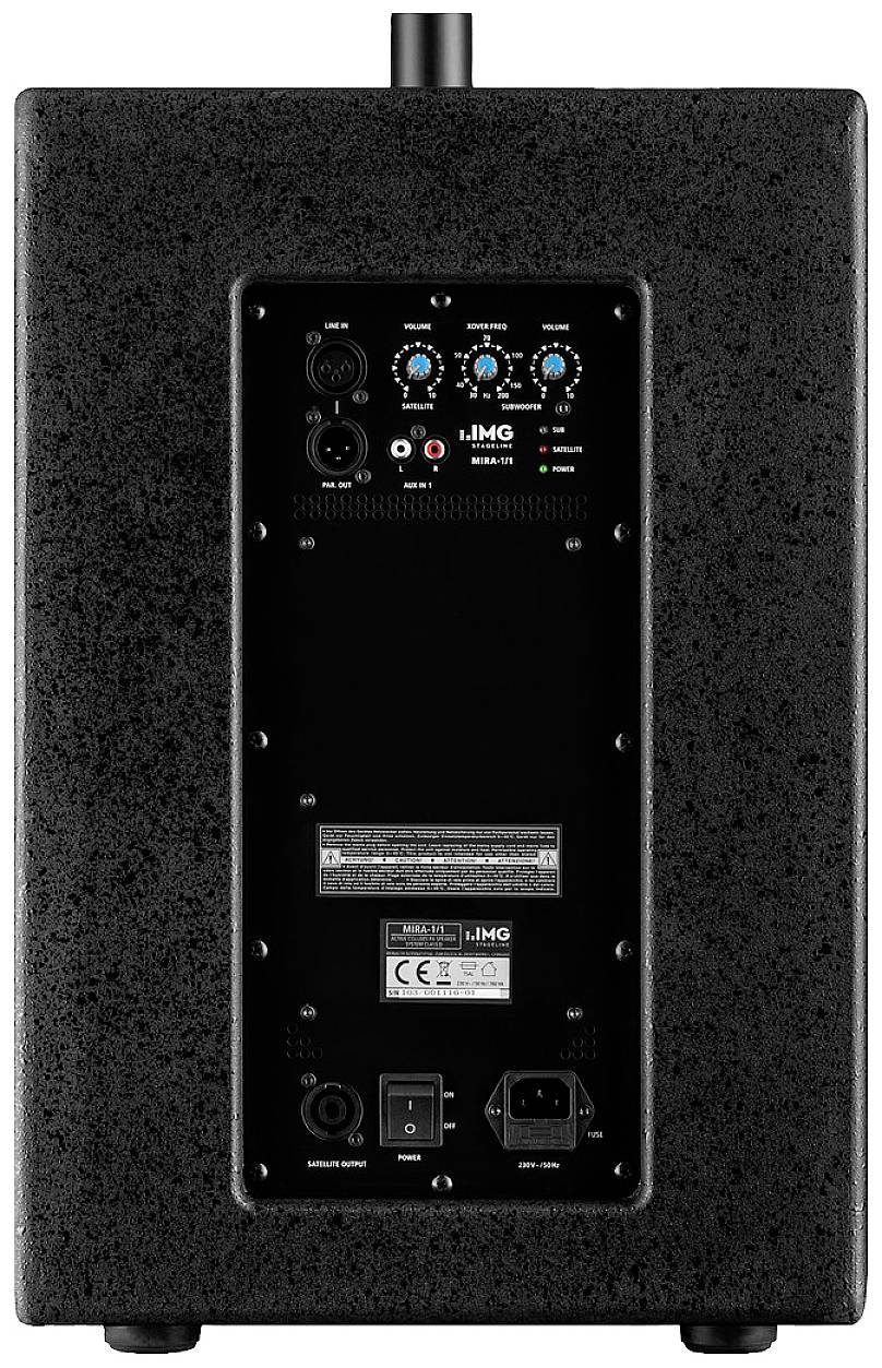 IMG Stageline MIRA-1/1 Aktiver PA Lautsprecher inkl. Subwoofer