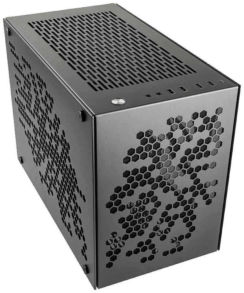 Kolink ROCKET HEAVY VENTED Mini-Tower Gehäuse, Gaming-Gehäuse Grau