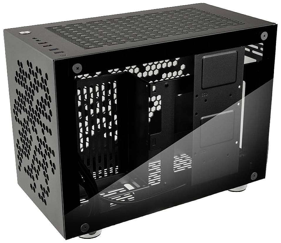 Kolink ROCKET HEAVY VENTED Mini-Tower Gehäuse, Gaming-Gehäuse Grau