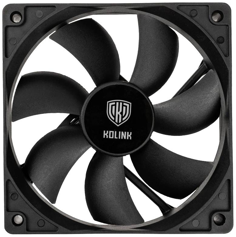Kolink CLASSIC 120mm PC-Gehäuse-Lüfter Schwarz (B x H x T) 120 x 120 x 25mm