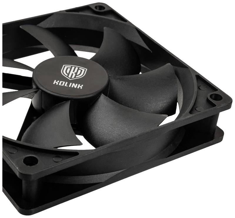 Kolink CLASSIC 120mm PC-Gehäuse-Lüfter Schwarz (B x H x T) 120 x 120 x 25 mm