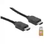 Manhattan HDMI Anschlusskabel HDMI-A Stecker, HDMI-A Stecker 1.00 m Schwarz 354837 4K UHD, Audio Re Manhattan HDMI Anschlusskabel HDMI-A Stecker, HDMI-A Stecker 1.00 m Schwarz 354837 4K UHD, Audio Re
