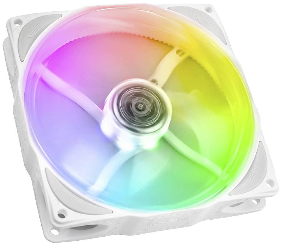 NoiseBlocker ITR-B12X-P PC-Gehäuse-Lüfter Weiß (B x H x T) 13.5 x 3 x 19 mm