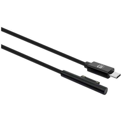 Manhattan Surface® Connect Ladekabel Surface Connect und USB-C-Stecker 15V/3A 1,8m schwarz Ladekabe