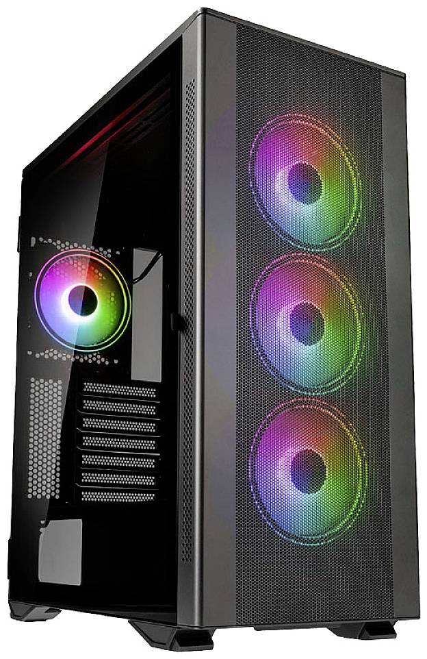 Kolink STRONGHOLD PRISM Midi-Tower Gaming-Gehäuse, Gehäuse Schwarz