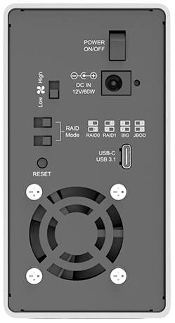 ICY BOX 60897 8.9 cm (3.5 Zoll) Festplattengehäuse 3.5 Zoll, 2.5 Zoll