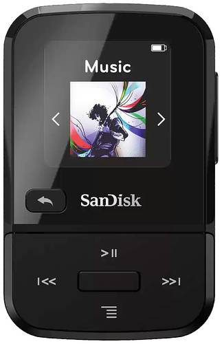 SanDisk Clip Sport Go MP3 Player 32GB Schwarz Befestigungsclip, FM Radio  - Onlineshop Voelkner