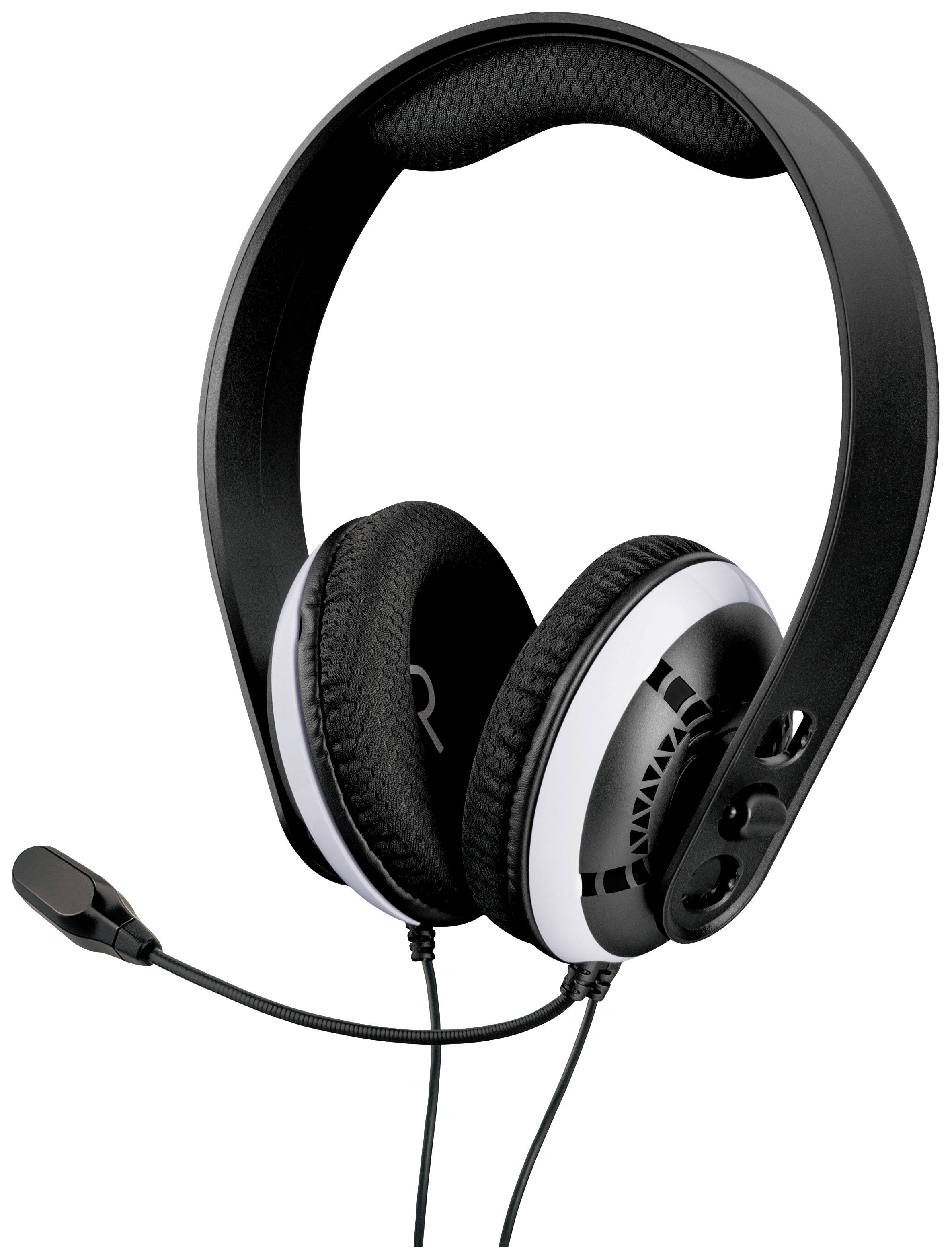 Raptor Gaming H200 Gaming Over Ear Headset kabelgebunden Stereo Schwarz Lautstärkeregelung, Mikrofon-Stummschaltung