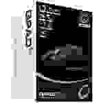 QPAD DX120 Gaming-Maus USB Optisch Schwarz, RGB 6 Tasten 12000 dpi Beleuchtet