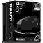 QPAD DX700 Gaming-Maus USB Optisch Schwarz, RGB 8 Tasten 400 dpi, 800 dpi, 1600 dpi, 3200 dpi