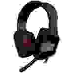 Viper PV3302JMK Gaming Over Ear Headset kabelgebunden Stereo Schwarz Noise Cancelling Lautstärkeregelung, Mikrofon-Stummschaltung