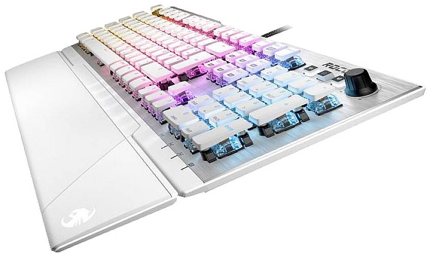 Roccat Vulcan 122 AIMO USB Gaming-Tastatur Beleuchtet, Handballenauflage, Integrierter Profilspeicher, Rutschfest, USB-Anschluss