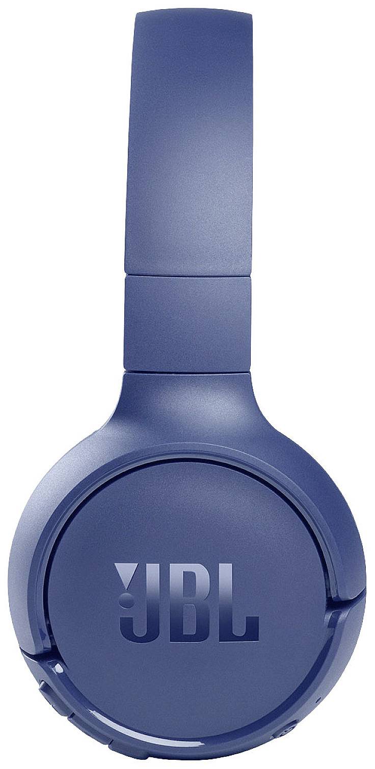 JBL Tune 510BT On Ear Kopfhörer Bluetooth® Blau Headset, Faltbar, Batterieladeanzeige, Mikrofon-Stummschaltung