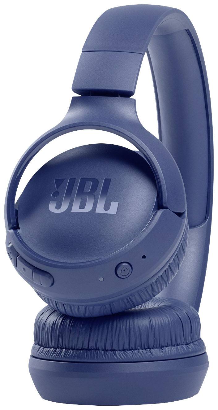 JBL Tune 510BT On Ear Kopfhörer Bluetooth® Blau Headset, Faltbar, Batterieladeanzeige, Mikrofon-Stummschaltung