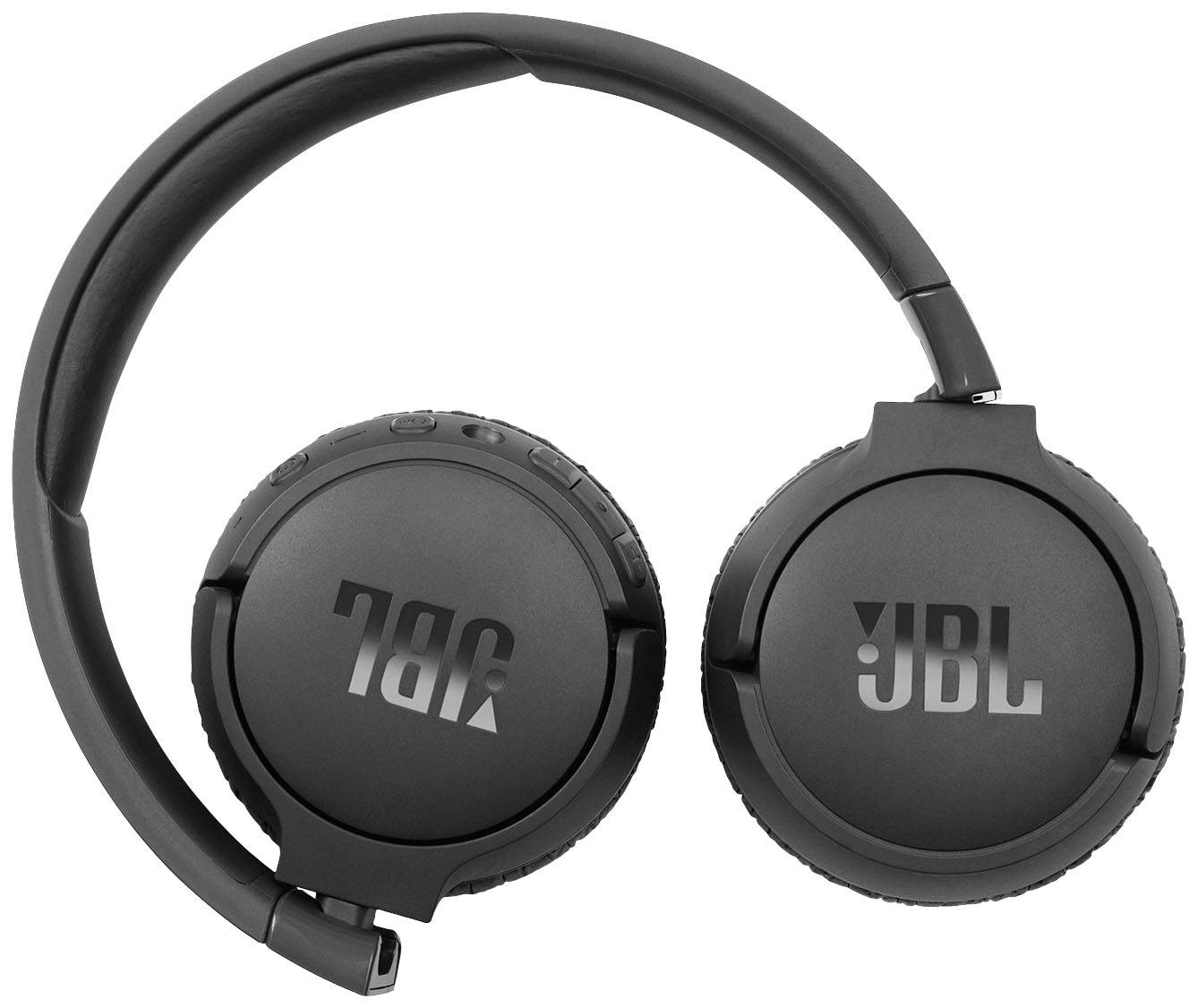 JBL Tune 660 NC On Ear Kopfhörer Bluetooth® Schwarz Noise Cancelling Headset, Faltbar, Mikrofon-Stummschaltung