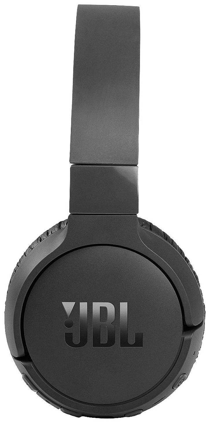 JBL Tune 660 NC On Ear Kopfhörer Bluetooth® Schwarz Noise Cancelling Headset, Faltbar, Mikrofon-Stummschaltung