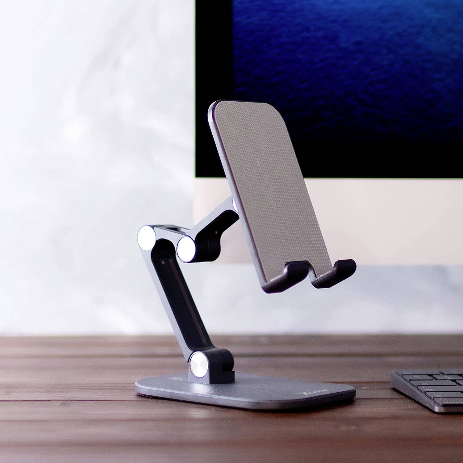 Xlayer Foldable Stand Smartphone/Tablet schwarz Tablet-Hülle Tablet-Ständer