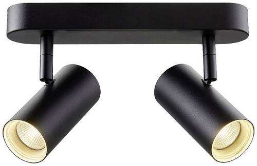 SLV 1002973 NOBLO LED-Deckenleuchte LED fest eingebaut 16W Schwarz