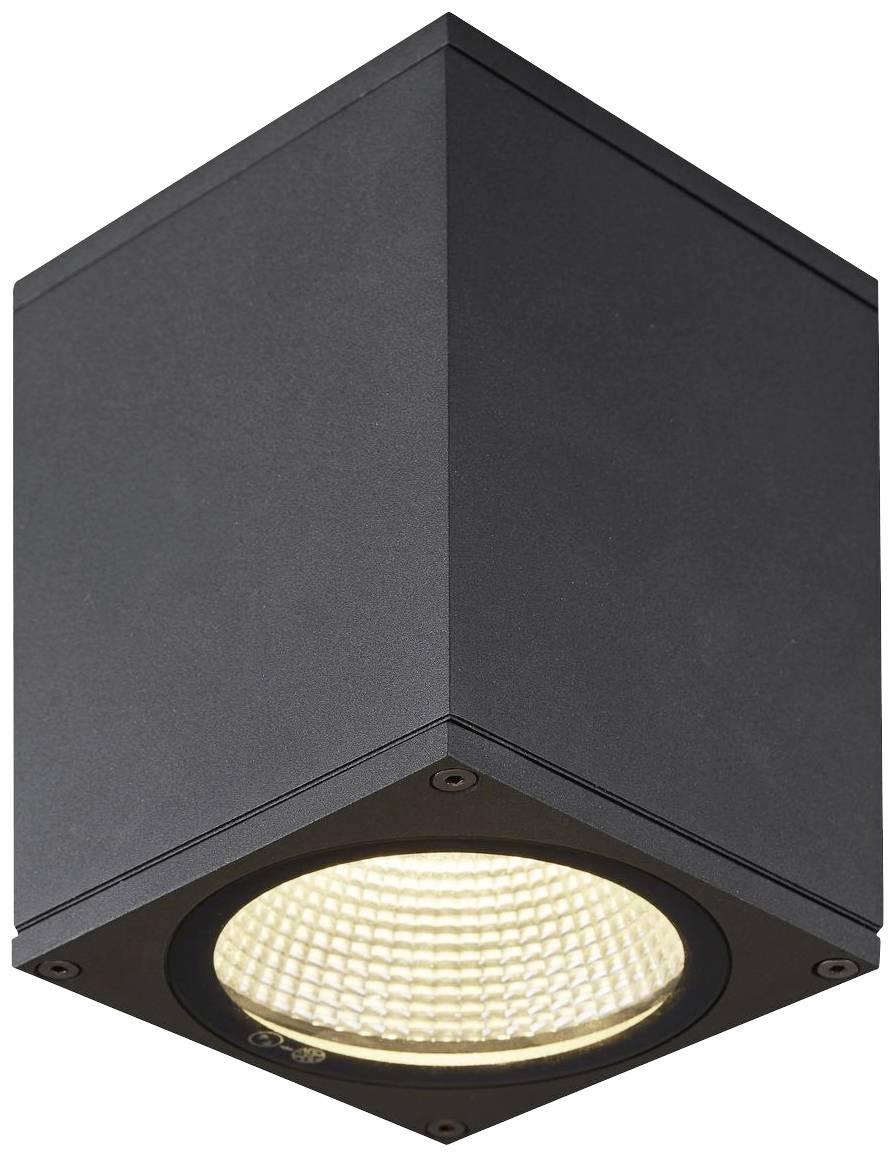 SLV 1003420 ENOLA SQUARE S LED-Deckenleuchte LED fest eingebaut 9W Anthrazit
