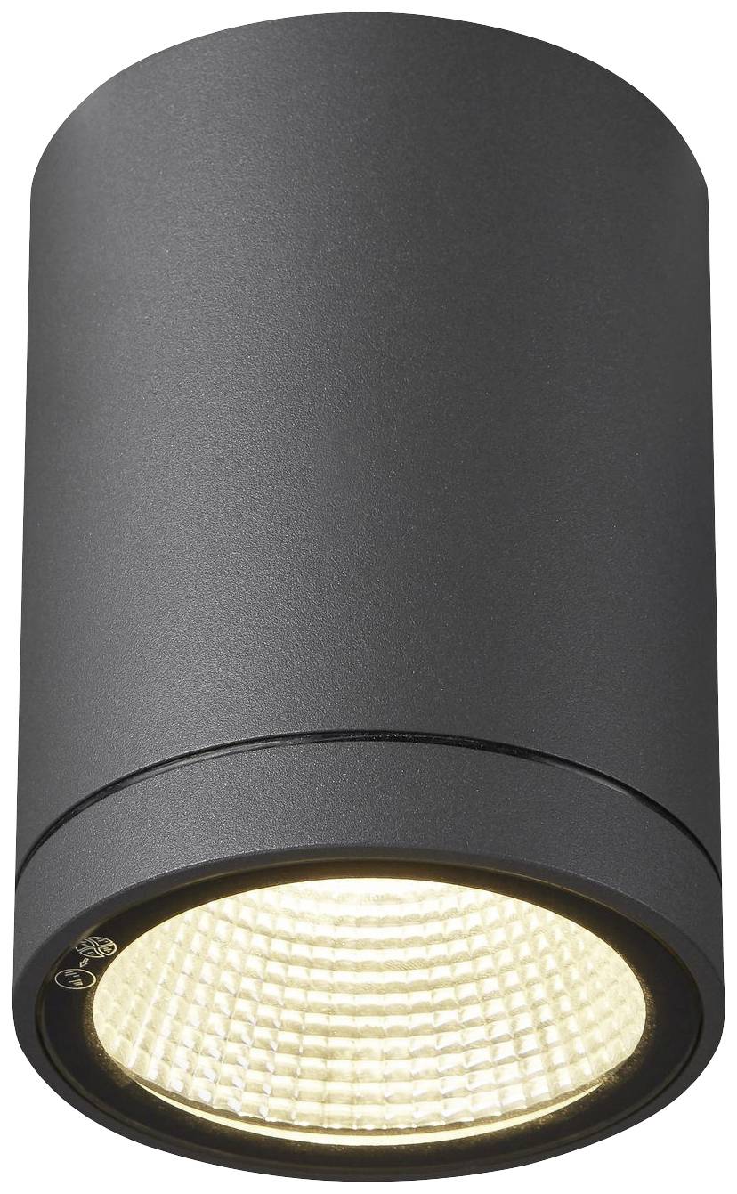 SLV 1003426 ENOLA ROUND S LED-Deckenleuchte LED fest eingebaut 9W Anthrazit