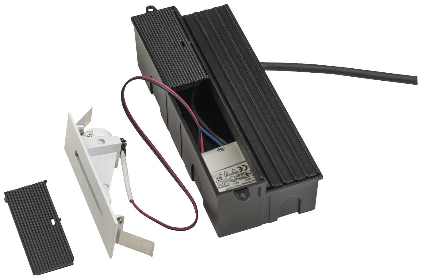 SLV 1002979 NOTAPO S LED-Wandeinbauleuchte LED fest eingebaut Weiß